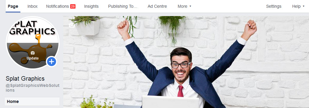Face Business Page design Face Business Page design